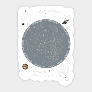 Come with me to see the stars Sticker